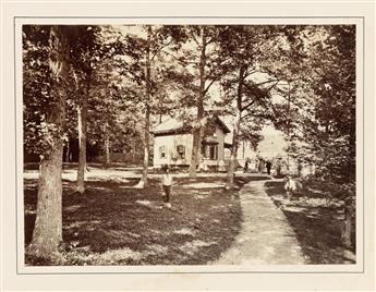 (NEW YORK) loeffler, j. & rockwood Album with 14 early photographs of New York City,